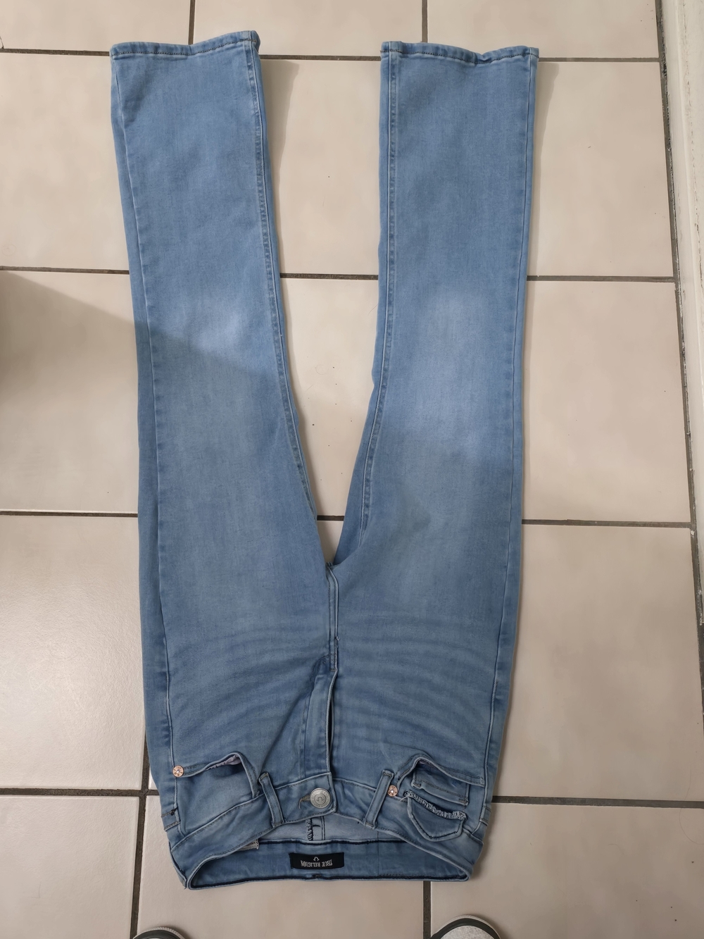 True Religion Light Blue Flare Jeans
